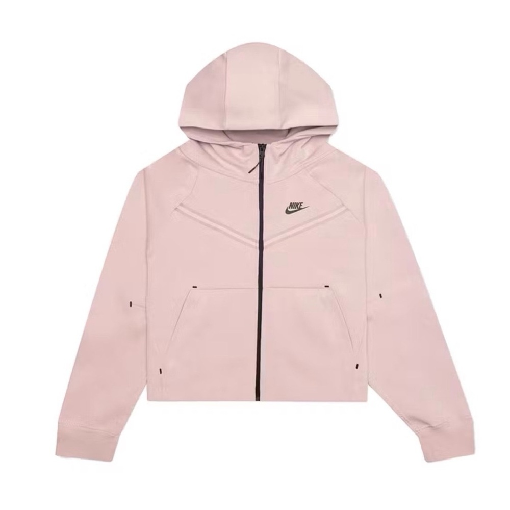 Nike Sportswear Tech fleece full-zip pink hoodie - 1X